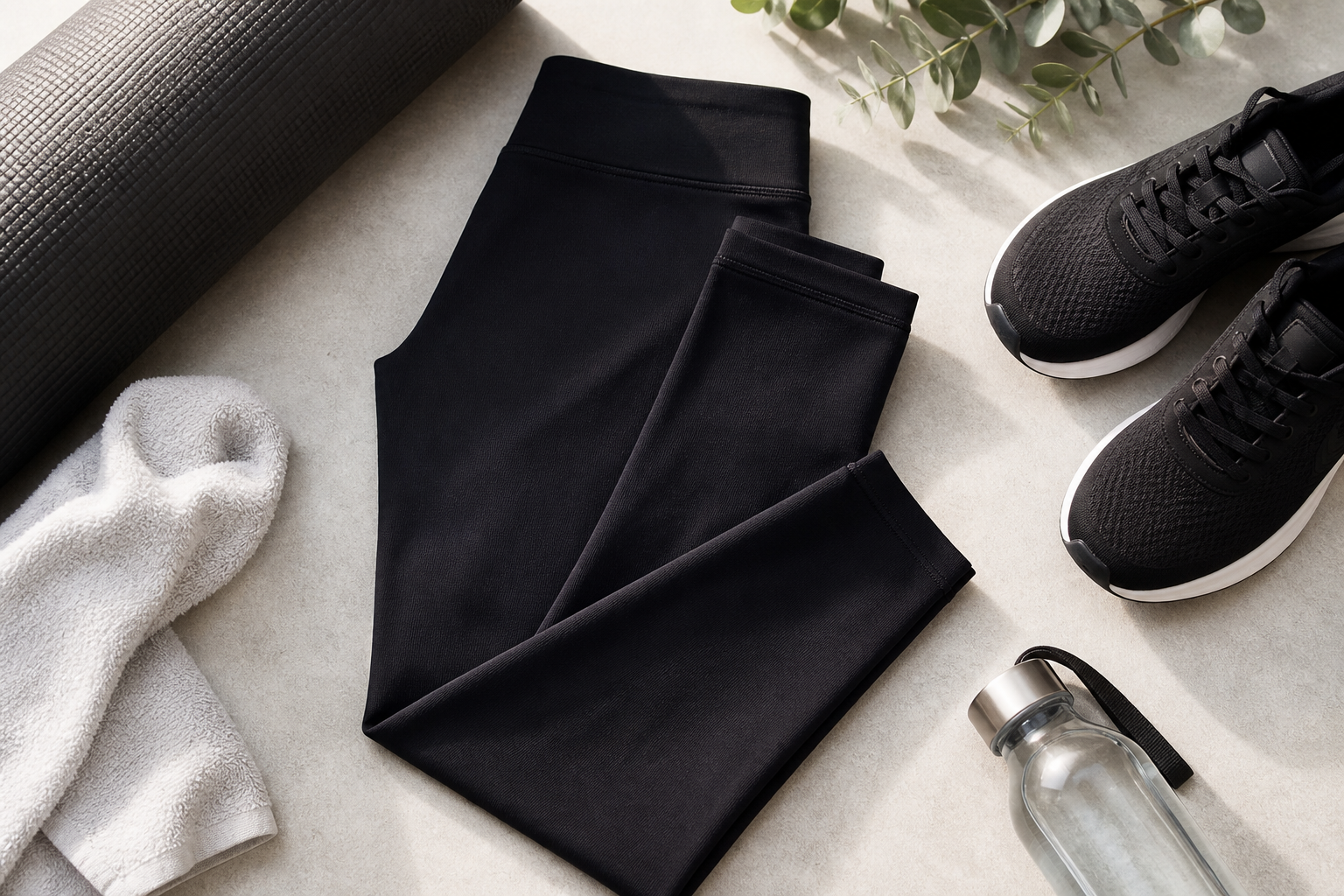 black seamless leggings — editorial clearance guide image